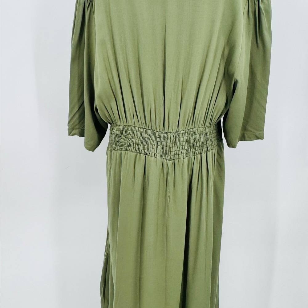 Bloomchic Elegant Olive Green Women's Dress, 18-20 - Picture 5 of 10